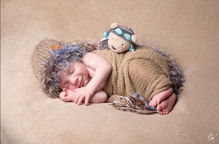 mise en scène d'un bébé