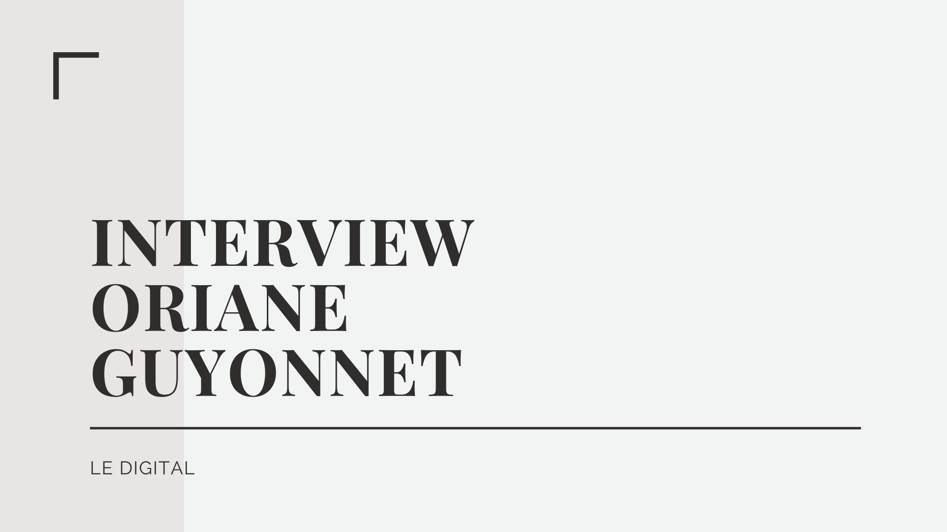 Découverte du digital avec Oriane Guyonnet